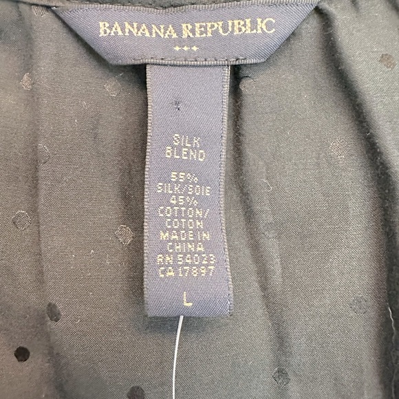 Banana Republic silk blend blouse - Size L - Picture 2 of 8
